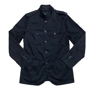 Club Monaco Cotton Twill Military Shirt Jacket